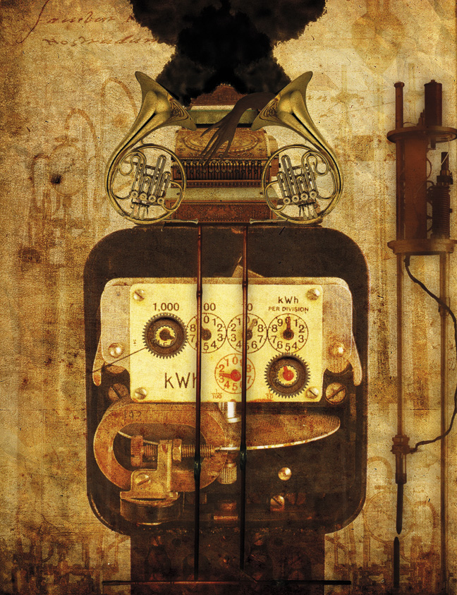 Illustration magazine Steampunk