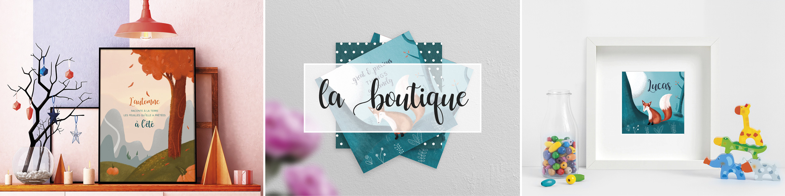 homepage-etsy-sous-wordpress décoration murale enfant bébé